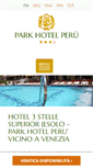 Mobile Screenshot of hotelperujesolo.com