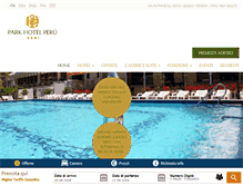 Tablet Screenshot of hotelperujesolo.com